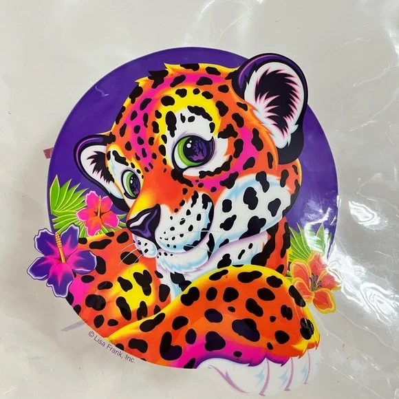 VINTAGE RAINBOW Baby tiger lisa frank shoulder clear bag - Picture 3 of 3